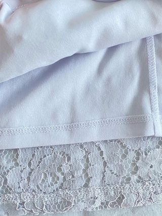 Vestido Corto Retro de Encaje Azul Claro | Zara