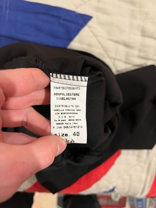 Pantaloni Akè 3/4 donna neri