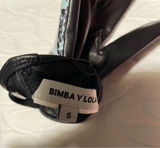 Guantes de piel animal print de ByL