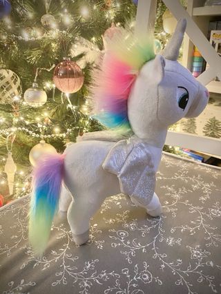 Peluche Unicornio Alado Arcoíris