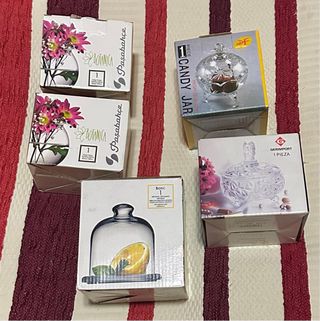 Lote bomboneras cristal