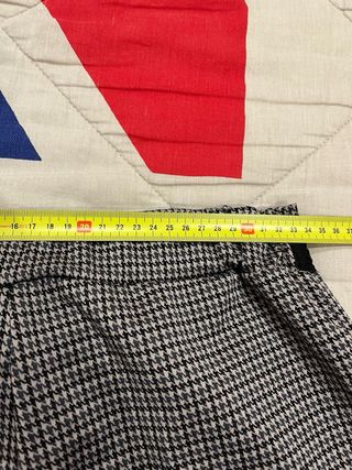 Pantaloni donna 3/4 scacchi