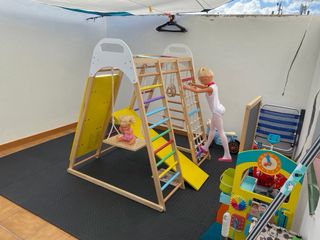 Parque infantil madera Montessori 8 en 1