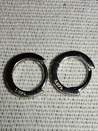 Pendientes Aro Plata S925