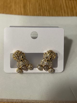 Pendientes Xuping Osito 14K