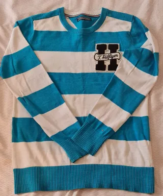 Jersey Tommy Hilfiger rayas niño T.11-13