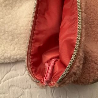 2 Pochette Peluche Rosa e Bianca