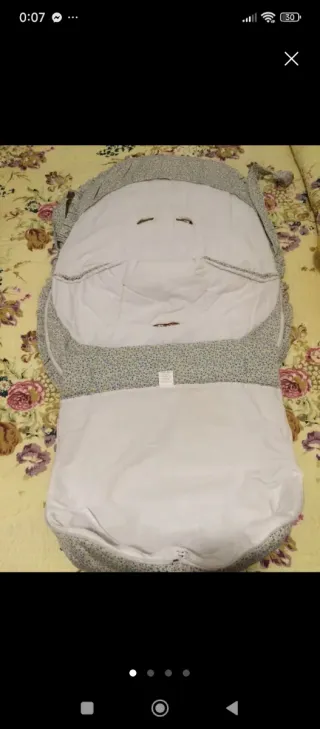 Saco para carrito de bebé floral