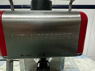 Cafetera Vital Espresso Roja