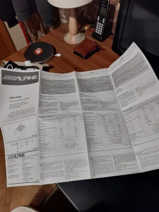 Manual Alpine MRV-F250 Amplificador