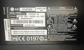 Televisor LG 47LB7 47”