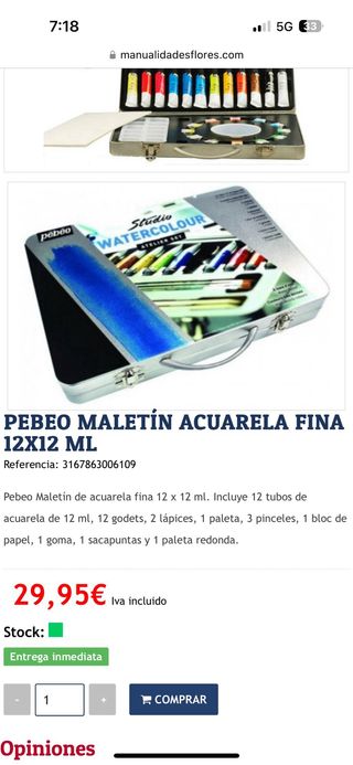 Maletín Acuarela Pebeo Studio Profesional