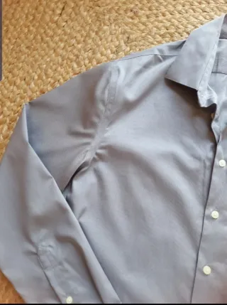 Camisa de vestir Calvin Klein gris