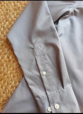 Camisa de vestir Calvin Klein gris