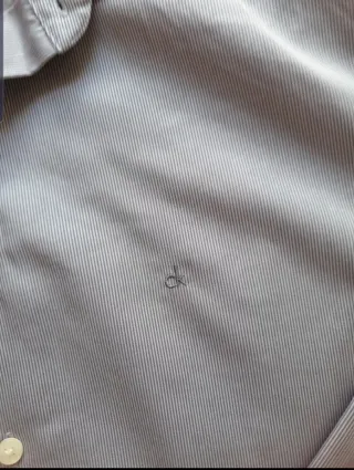 Camisa de vestir Calvin Klein gris