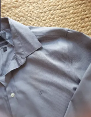 Camisa de vestir Calvin Klein gris