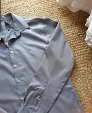 Camisa de vestir Calvin Klein gris