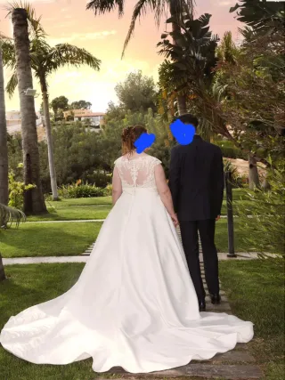 Traje de novio negro talla 44