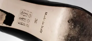 Scarpe donna tacco nero