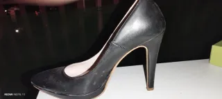 Scarpe donna tacco nero
