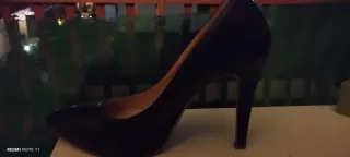 Scarpe donna tacco nero