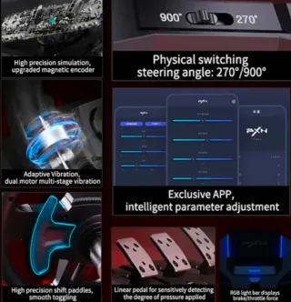 Volante PXN V9 Gen2 Carreras