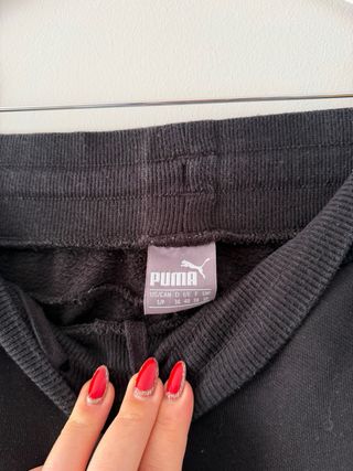 Pantalón chándal Puma negro