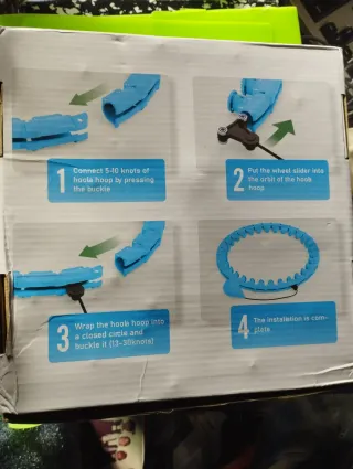 Aro Hula Hoop con Pesos Ajustable