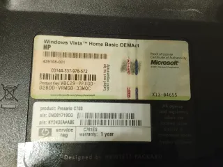 Portátil Compaq pantalla rota