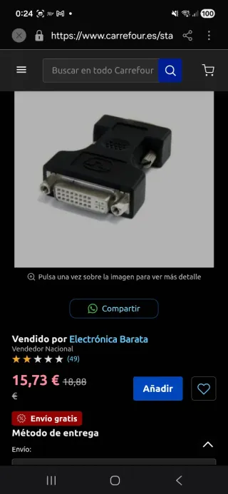 Conectores de ordenador DVI