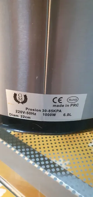 Olla GM Modelo F  ( usada una vez)