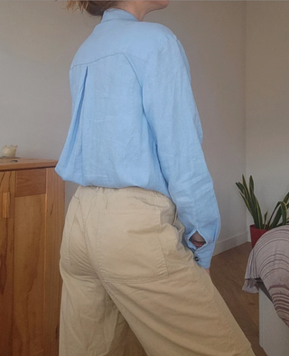 Camisa azul Freequent Talla S