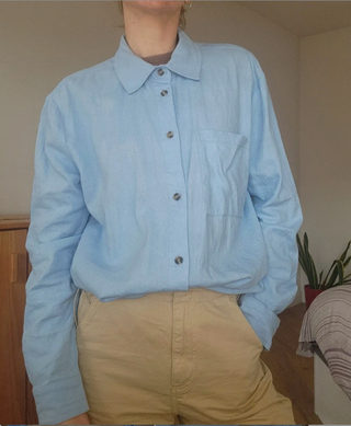 Camisa azul Freequent Talla S