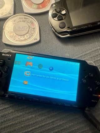 2 Sony PSP Street Negra + 5 UMDs