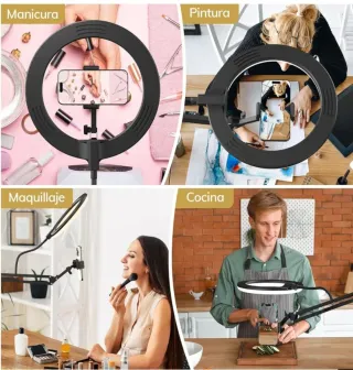 Set Luz LED y Soporte Móvil TONOR