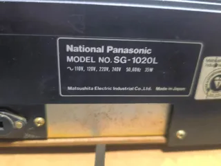 Sistema Audio Vintage National Panasonic SG-10