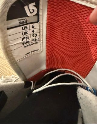 Botas Snowboard Burton - Tamanho 36.5