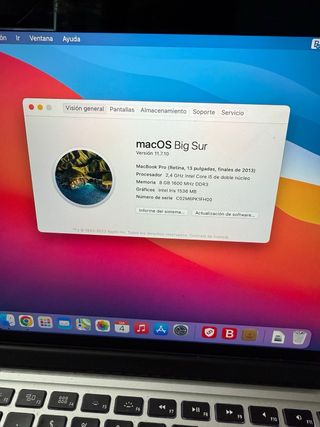 MacBook Pro Retina 13 Plata