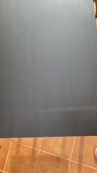 Mesa Escritorio Ikea Negra y Madera