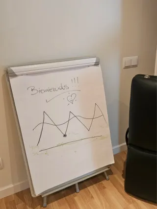 Pizarra Vileda con portafolios