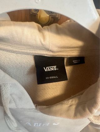 Sudadera Vans Beige Talla XXS