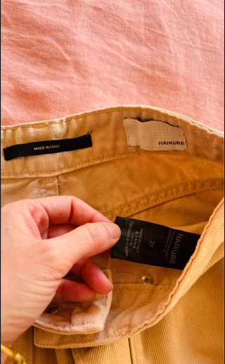 Pantalones Haikure T36/27 Beige Cargo