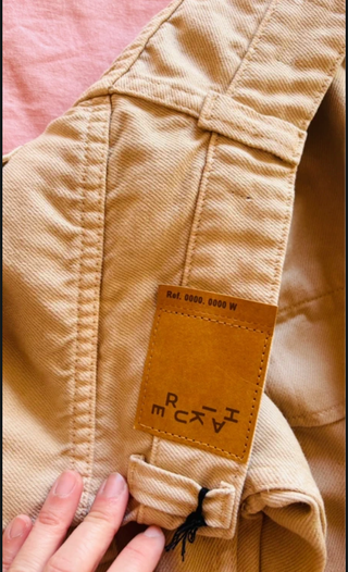 Pantalones Haikure T36/27 Beige Cargo