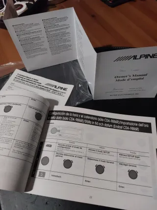 Manual Alpine CDA-9886R/CDA-9884R