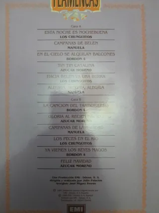 Vinilo Navidades Flamencas