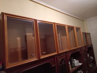 6 Módulos de madera y puertas acristaladas