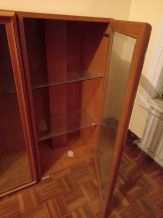 6 Módulos de madera y puertas acristaladas