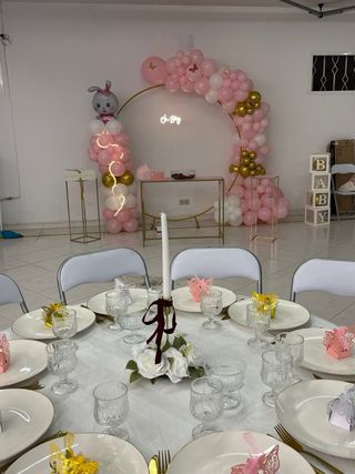 Decoración de mesa para eventos i buffet