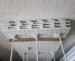 4 Organizadores de pared metálicos