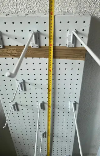 4 Organizadores de pared metálicos